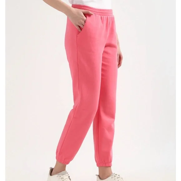 Tommy Hilfiger Women's Pink Logo Hoodie & Jogger - Picture 4 of 6